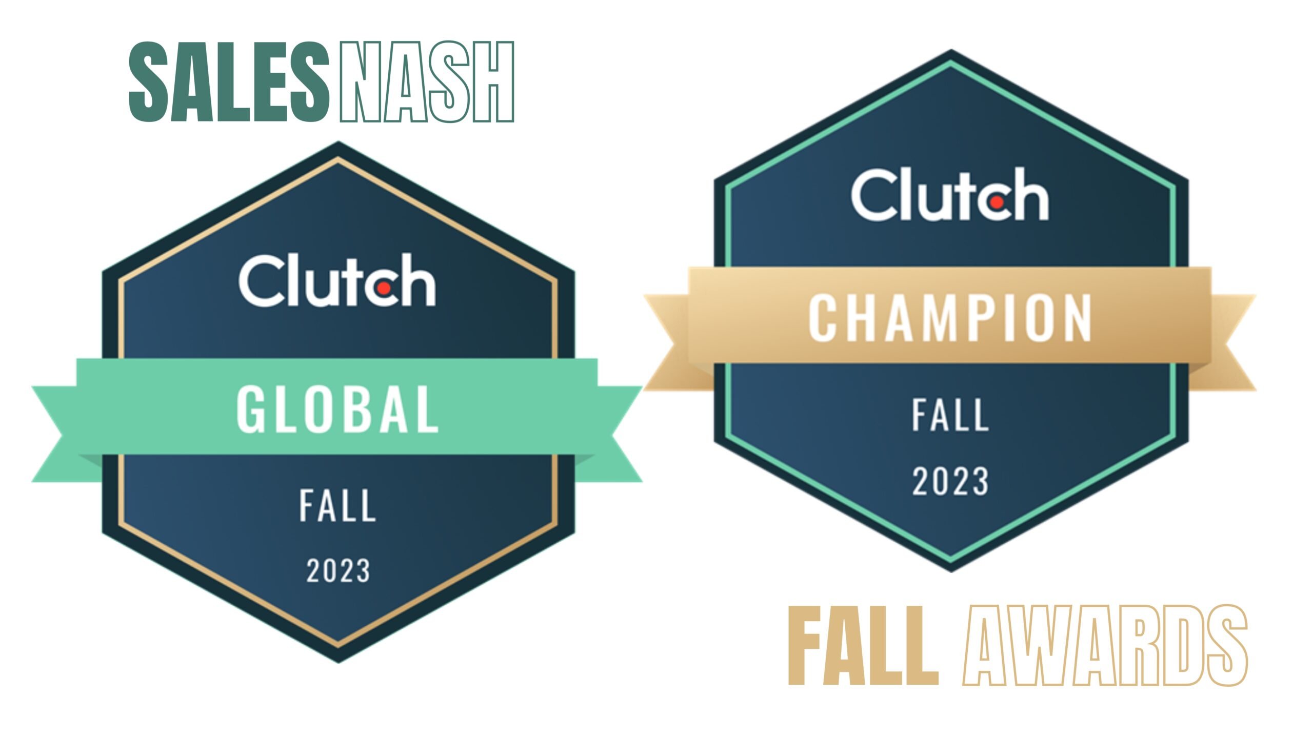 SalesNash Recognized as a Clutch Global Leader & Champion for 2023 picture post